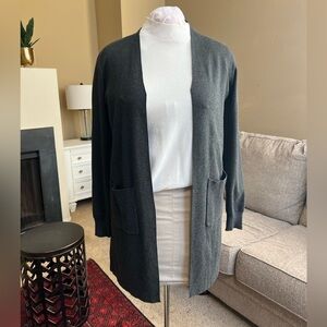 Grace Karin long cardigan, charcoal grey size Medium